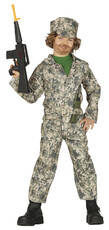 Chlapecký kostým vojáka s čepicí
