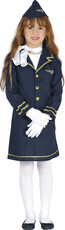 Dívčí kostým letuška (stevardka)