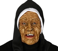 Hororová maska jeptiška s čepcem