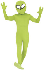 Kostým zelený mimozemšťan