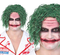 Pánská zelená paruka Joker