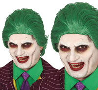 Pánská zelená paruka klaun/Joker