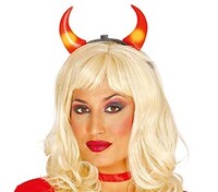 Rohy čert, svítící