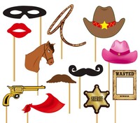 Fotorekvizity pro kovboje, 12 ks
