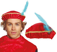 Renesanční čepice s peřím