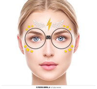 Samonalepovací kamínky na obličej Harry Potter