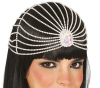 Štrasová čelenka s kamenem, 20. léta