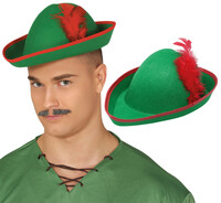 Zelený klobouk myslivec/Robin Hood