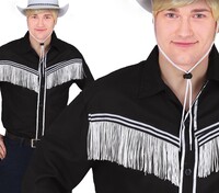 Pánská kovbojská vesta s třásněmi