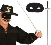 Sada bandita/Zorro mstitel (škraboška a kord)