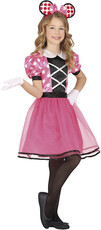 Dívčí kostým Minnie Mouse, růžový