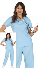 Dámský kostým zdravotní sestra, modrý