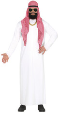 Pánský kostým arabský šejk, bílý