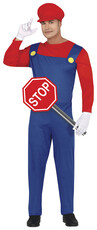 Pánský kostým Super Mario s čepicí