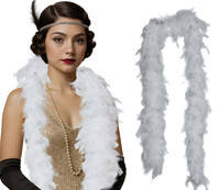 Boa péřové bílé, 80 g