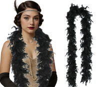 Boa péřové černé, 80 g