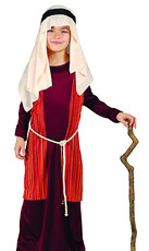 Chlapecký kostým pastýř/Josef, červený