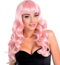 Dámská paruka Bella, růžová