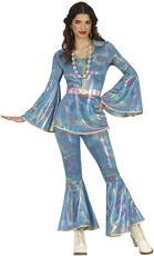 Dámský kostým Disco, modrý