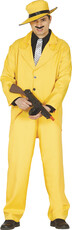 Pánský kostým gangster, žlutý