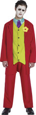 Pánský kostým Joker, červený