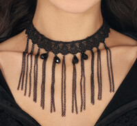 Dámský černý choker
