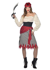 Dámský kostým pirátky s šátkem