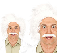 Pánská paruka šílený vědec (Albert Einstein)