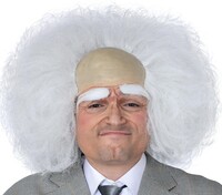 Pánská paruka vědec s pleší/Albert Einstein