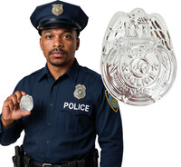 Policejní odznak, 7 cm