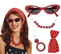 Puntíkovaná sada 50. léta