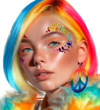 Samonalepovací kamínky barevné, Pride