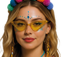 Stylové žluté brýle