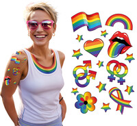 Tetování Pride, 14 x 30 cm