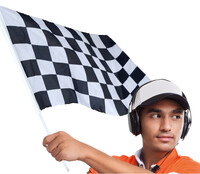 Závodní šachovnicová vlajka, 45 x 30 cm