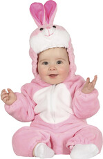 Batolecí kostým králíček, růžový