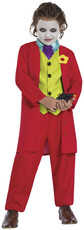 Chlapecký kostým Joker, červený
