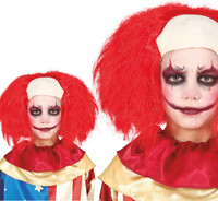 Dětská paruka klaun s pleší