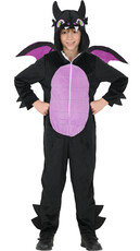 Dětský kostým černý dráček