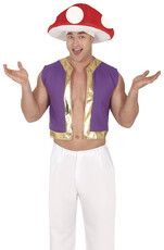 Pánský herní kostým Toad (Super Mario)