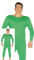 Pánský overal v zelené barvě