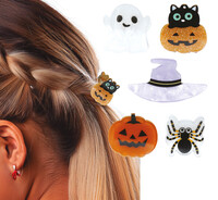 Sada 5 halloweenských sponek do vlasů