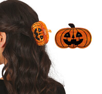 Skřipec do vlasů dýně, 6,5 cm