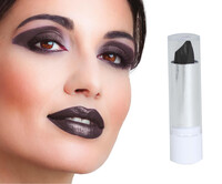 Černá rtěnka, lesklá