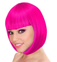 Dámská fuchsiová paruka "lou lou"