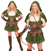 Dámský kostým robin hood ze sherwoodu