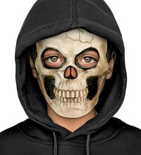 Dětská plastová maska ve tvaru lebky