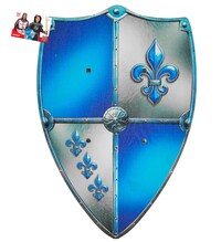 Dětský dřevěný štít s motivem fleur-de-lis, 50 x 32 cm