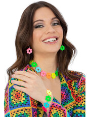 Hippie květinová sada šperků