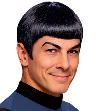 Pánská paruka Spock, Star Trek